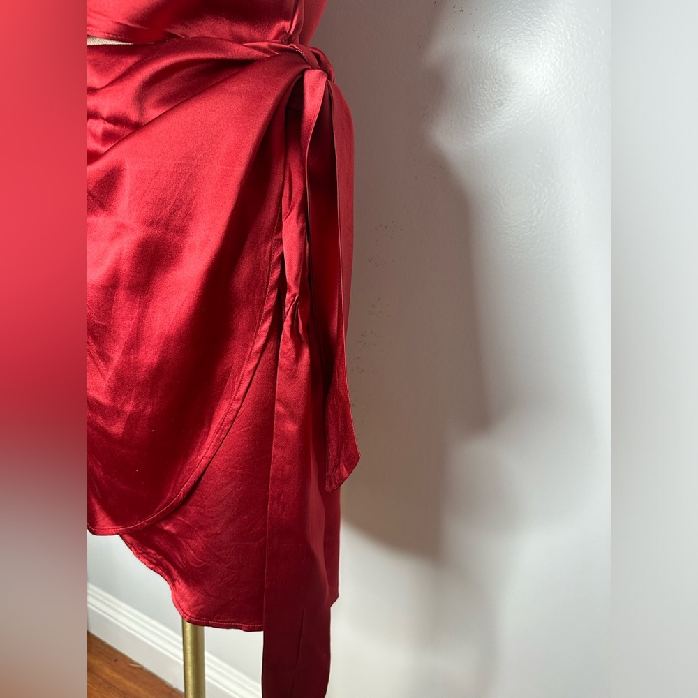 REFORMATION Josefine Dress Red - Picture 2 of 11